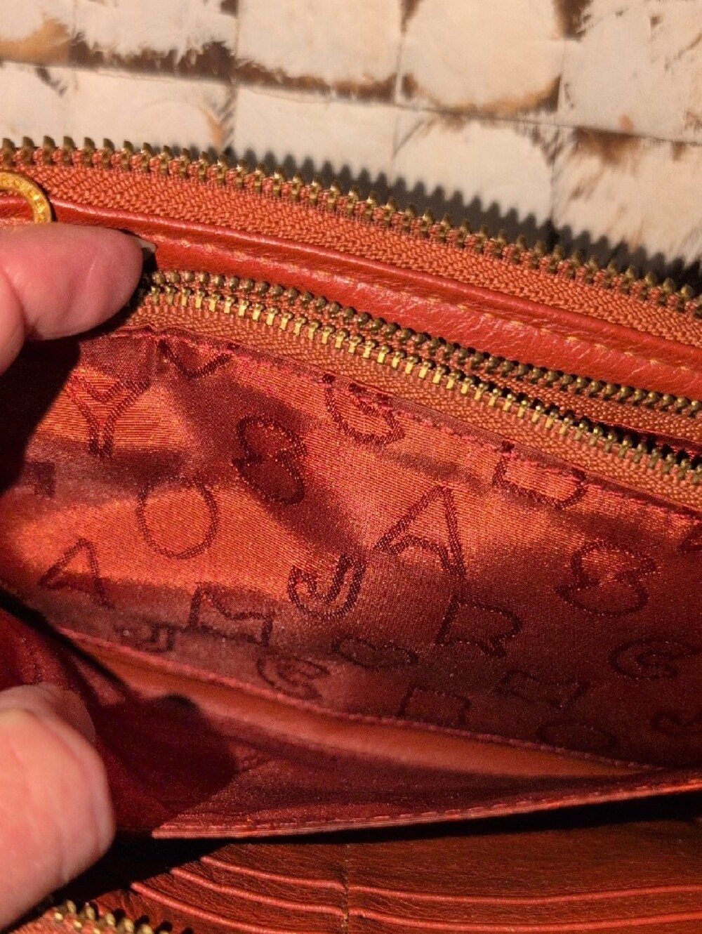 Marc By Marc Jacobs "Petal To The Metal Bird " Wallet In Brown - Retired - Picture 12 of 14